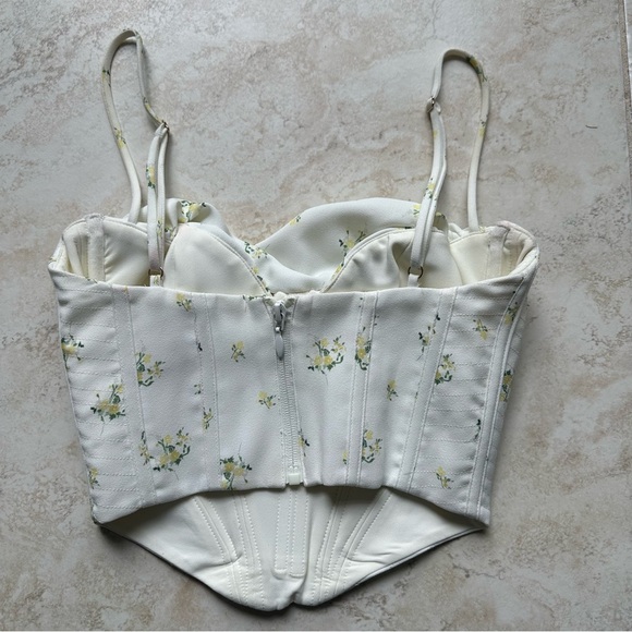 HOUSE OF CB Floral Corset Tank Top - Picture 4 of 6